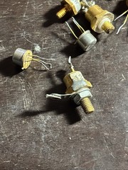 Lot Of 35 Used NPN RF Power Transistors and Microwave Vintage Some Gold Plated