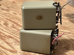 pair of vintage A-21 UTC Line Transformers 1965 United