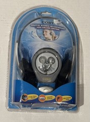 VTG COBY CV-H89 Super Bass Digital Stereo Headphones w/Volume Control NIP