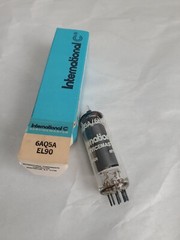 Lot 9 International/Ray Electronic Tubes w BOXES 6AQ5, 6LN8, 6CL8A, 6CY5 Etc
