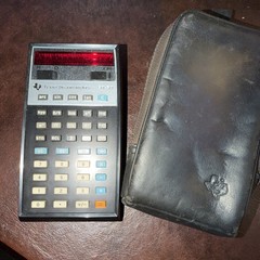Vintage Texas Instruments SR-50 Slide Rule Calculator – Untested No Charging Ca