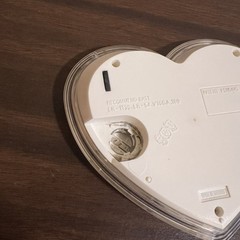 Vintage 1980s Heart Shaped Jeweled Electronic Calculator FOR PARTS/ READ