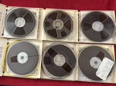 SCOTCH 6 Magnetic Reel to Reel Tape Lot all with leaders but on wrong reels