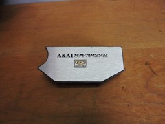 Akai GX-4000D Reel to Reel Part – Head Cover (Lot #12) Old copper Version
