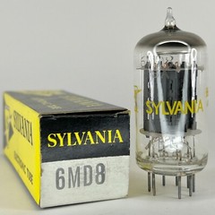(1) Tested 1971 Sylvania 6MD8 Tube with Box Code fd AJD Medium Mu Triple Triode