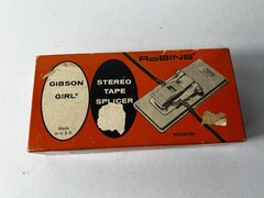 Vtg Robins Gibson Girl Stereo Tape Splicer TS-7J Original Box