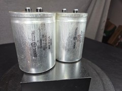 McIntosh MC2105 Pair of Main Filter Capacitors 39000 uf 40v 3″ GE Vintage OG