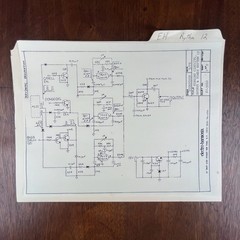 VINTAGE 1970’S ELECTRO-HARMONIX RHYTHM 12 SCHEMATICS (COPY)