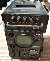 SONY FX-300 Jackal TV Cassette Corder AM FM Radio TV-FM-AM VCF FX300 Recorder