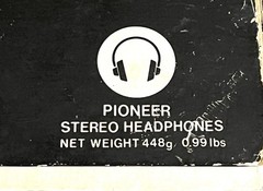 Vintage Audio Japan Pioneer SE-30 Stereo White Headphones W/ Box