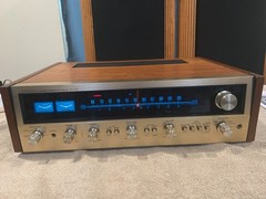 Gorgeous Very Rare Champagne Face Pioneer SX-727 Stereo Receiver 100% Working