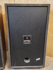 Pair of Vintage Cerwin Vega AT-12 Floor 3-Way Speakers Original Covers Tested