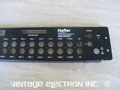 NOS HAFLER IRIS PREAMPLIFIER Chassis Back Panel (FREE SHIPPING!!)