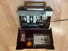 Vintage tube radio Philco Powers On