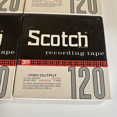5 VtgScotch 3M 120 7″ Reel Recording Tape 1 Scotch 3M 111 7” Reel Recording Tape