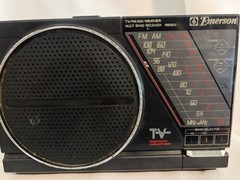 Emerson PM3912 TV/FM/AM/Weather Multi Band Receiver Tested Vtg