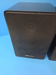 Realistic Metal Minimus-11 Book Shelf Speaker Pair Black 8 Ohms 50W TESTED
