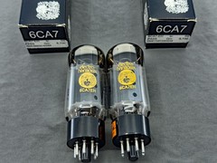 Factory Matched Pair Electro Harmonix 6CA7EH EL34 Wide Excellent Cond Tests 100%