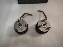 AKAI X-1810 reel to reel machine, left and right motors, one pair, model 24xo-mr
