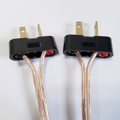 2 Pioneer SX-424 Reciever Speaker Connectors Adapter Plugs, Also Akai and Allied