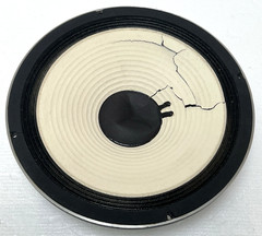 1 OEM woofer from JBL 4312 speaker 2213H w/ Original white cone – Needs Repair