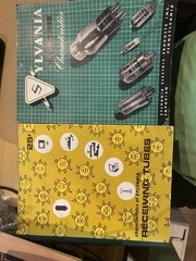2 SYLVANIA RECEIVING TUBE & Radio Tube CHARACTERISTICS