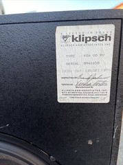 KLIPSCH KG4 Pair speakers, Oak cabinets. Original Owner Sequential serial #s Vtg