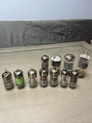 Lot of 11 VTG RCA Silvertone Vacuum Tubes 6GY6 6GF7A 6JC6 2AV2 +Others Untested