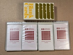 Large Lot Hewlett Packard Program Magnetic Cards Lot of 142 + Cleaning Card