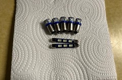 MX112-MX113-MX110 MX-110Z LED COOL BLUE LAMP KIT/DIAL TUNER/ McIntosh 7 BULBS!!