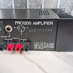 Hafler PRO1200 Professional Stereo Power Amplifier Rack Mount Tested