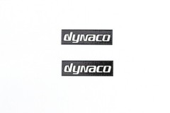 DYNACO logo badge Sticker Decal DIY waterproof 30.1mm(1.2″)X9.1mm(0.4″)