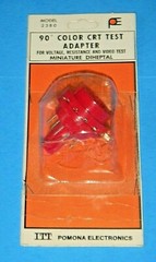Vintage Pomona 2380 Color TV /CRT Test Adapter for Voltage, Resistance, & Video