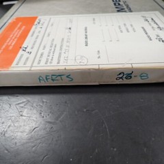 AFRTS Ampex 456 Music Armed Forces Radio Show Reel 1980’s Master 2 track