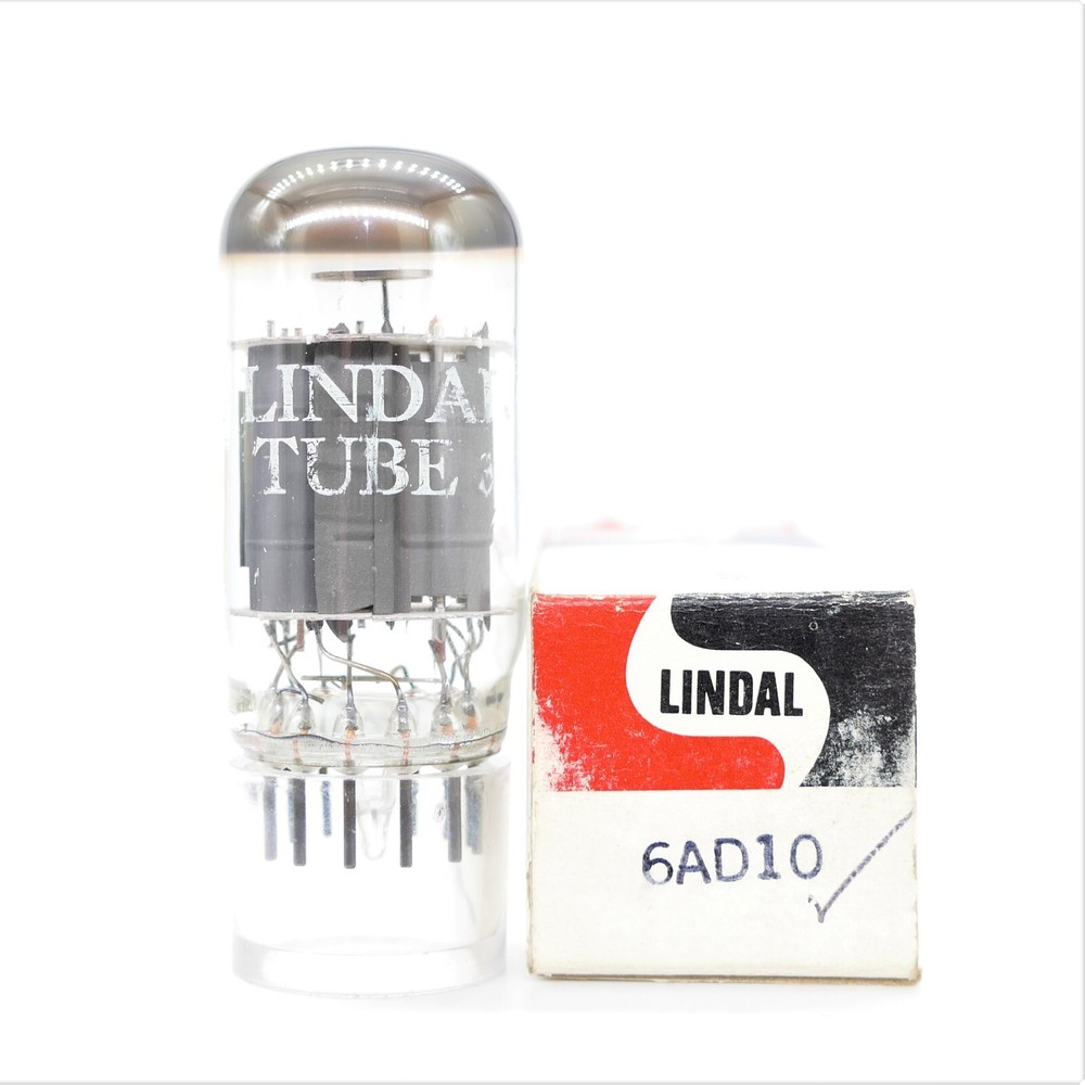 LINDAL by GE 6AD10 Tube NOS NIB Excellent Test Results on Pentodes HICKOK 6000A