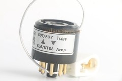 Pair 2pcs 6L6 KT88(amp socket) to 807 FU7 5933 tube converter adapter