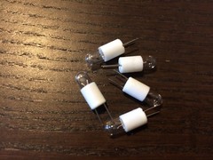 5 New Marantz Bi-Pin Lamps 6.3v 40mA Bulbs 2010 2015 2215 2220 2230 2245 2270