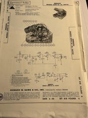 Sams Photofact Folder Set 818 June 1966 TV Service Manuals RCA Curtis