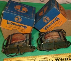 (2) NOS THORDARSON Choke 20C49 (58 ohms, 2700V Test, 5 Hy) Audio/Amp/Hi Fi Radio