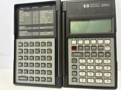 Hewlett Packard HP 28C Scientific Calculator – New Batteries – Tested – Working