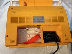 Vintage Panasonic Portable Record Player SG 336 Works AC / Batt, 45 & 33, Yellow