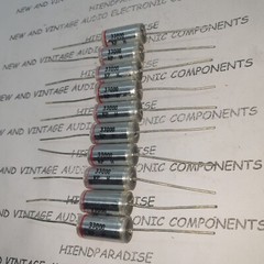 SIEMENS 33000pF 33nF 0.033uF 160V 3% HIEND KP FILM FOIL AXIAL AUDIO CAPS! 4pcs!