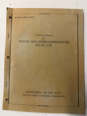 1974 RD-365/UN Naval Ship Command Reel Recorder-Reproducer + Orig Box SEE VIDEO