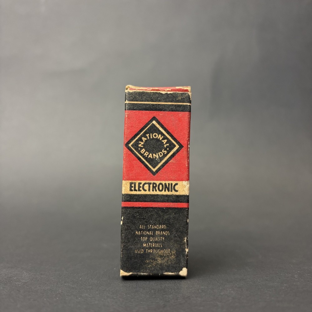 1950s 12AX7 ECC83 Tung-Sol Tube Gray Long Plate Square Getter TV7 Test NOS TS7-1