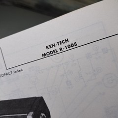 KEN-TECH Manual R-1005 Clock Radio 1978 Illustrated Photofact