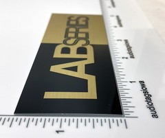 LabSeries Badge Custom Made Aluminum Self Stick