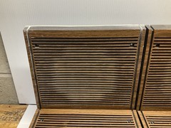 Lot Of 9 Vintage NuTone IS-308D 8″ Indoor Speaker Walnut – Untested