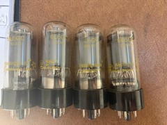 4 Vintage Westinghouse England 6L6GC Vacuum tubes. Quad Set. Tested!