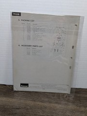Sansui FR-D35 Turntable Service Manual Vintage Original Paperwork Repair