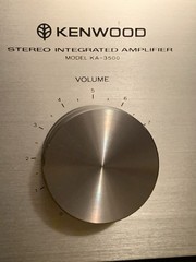Kenwood KA-3500 Vintage Stereo Integrated Amplifier